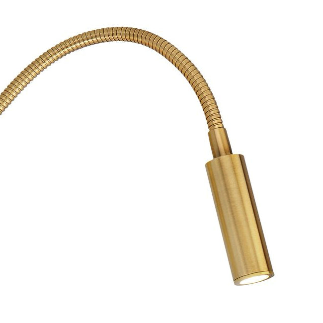Aplique lectura brazo flexible recargable con cable USB Ø11 LED 2W - LUAP0162
