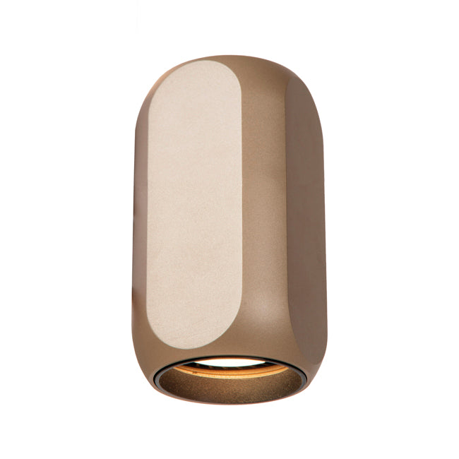 Aplique aluminio café Ø6x10,8 cm GU10 - LUAP0163