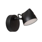 Aplique metal negro dimeable Ø10x16,4x16,5 cm 8W - LUAP0164