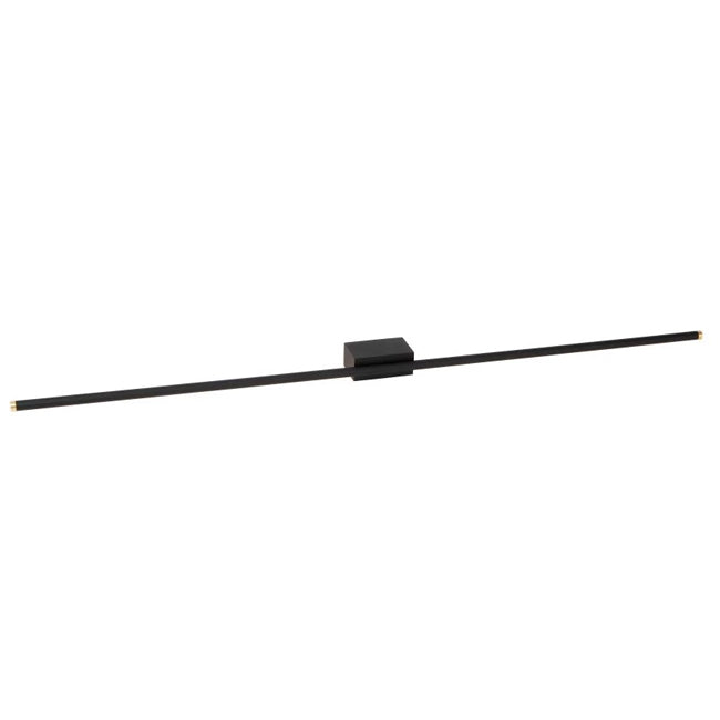 Aplique aluminio negro oro 97,5 cm 18W LED - LUAP0165