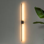 Aplique aluminio negro oro 97,5 cm 18W LED - LUAP0165