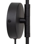 Aplique metal negro dimeable 53,8cm 2 luces 8W  LED - LUAP0174