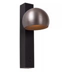 Aplique aluminio negro hierro gris dimeable Ø10x25 cm 9W LED - LUAP0176