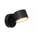 Aplique metal negro dimeable Ø10x17x13 cm 9W LED - LUAP0177