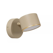 Cargar imagen en el visor de la galería, Aplique metal taupe dimeable Ø10x17x13 cm  9W LED - LUAP0178
