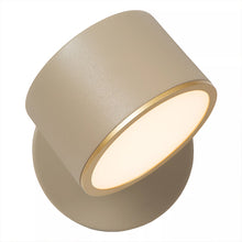 Cargar imagen en el visor de la galería, Aplique metal taupe dimeable Ø10x17x13 cm  9W LED - LUAP0178
