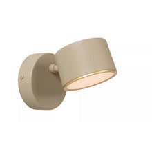 Cargar imagen en el visor de la galería, Aplique metal taupe dimeable Ø10x17x13 cm  9W LED - LUAP0178
