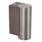 Aplique aluminio gris metalizado Ø4x6,2x9 cm 1xGU10 (MR11) - LUAP0182