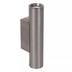 Aplique aluminio gris metalizado Ø4x6,2x18 cm 2xGU10 (MR11) - LUAP0183