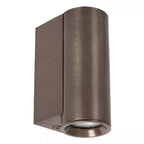 Aplique aluminio café metalizado Ø4x6,2x9 cm 1xGU10 (MR11) - LUAP0184