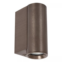 Cargar imagen en el visor de la galería, Aplique aluminio café metalizado Ø4x6,2x9 cm 1xGU10 (MR11) - LUAP0184
