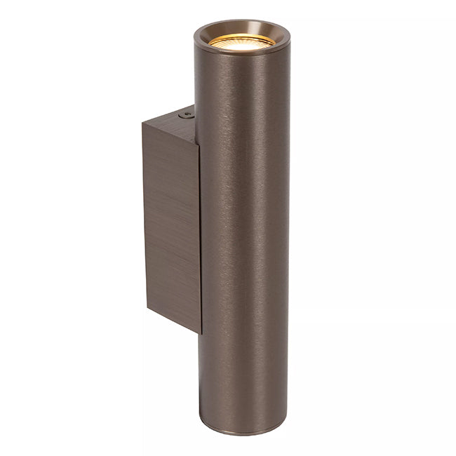 Aplique aluminio Café metalizado Ø4x6,2x18 cm 2xGU10 (MR11) - LUAP0185