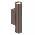 Aplique aluminio Café metalizado Ø4x6,2x18 cm 2xGU10 (MR11) - LUAP0185