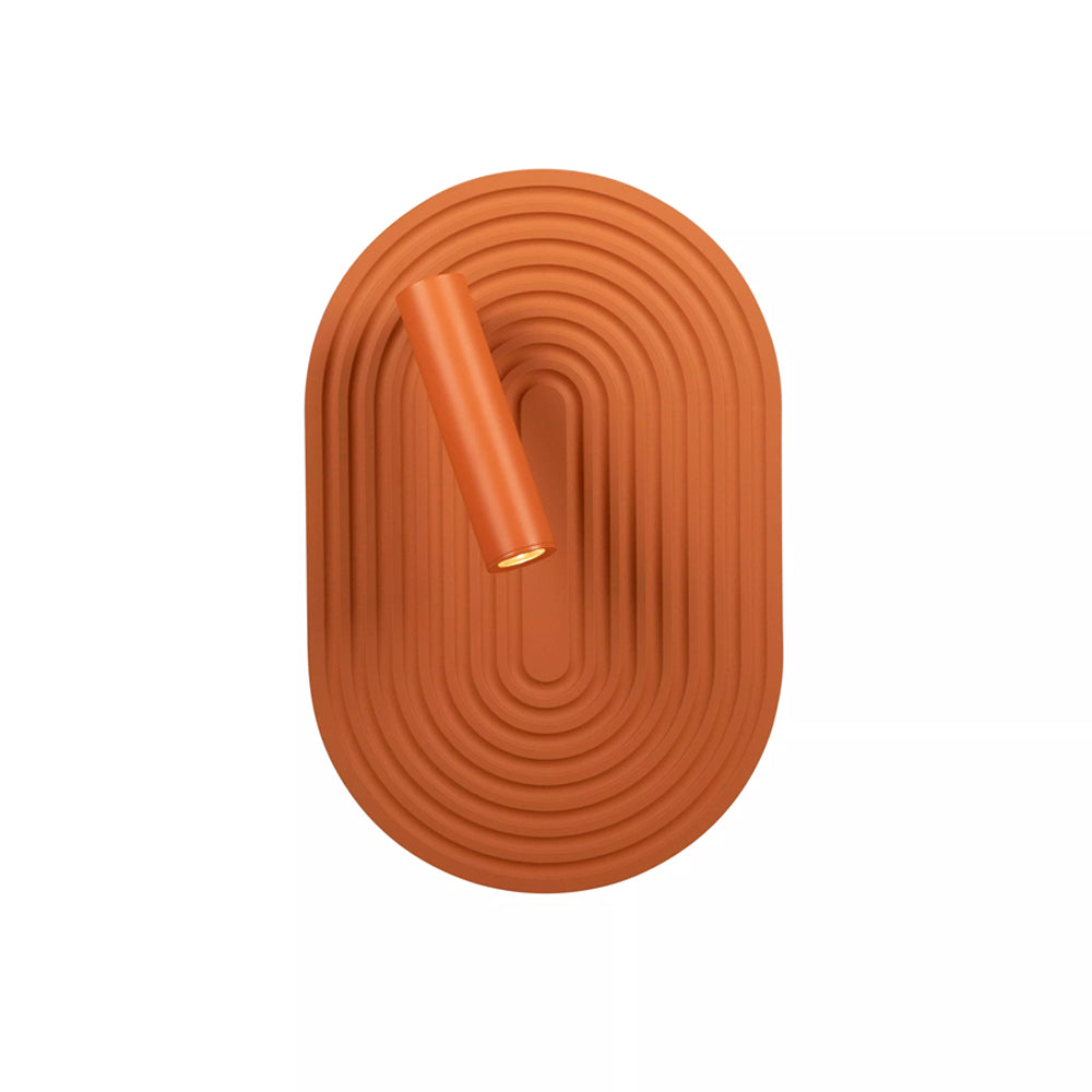 Aplique madera terracota 18,4x17x28,1 cm 12W LED - LUAP0197
