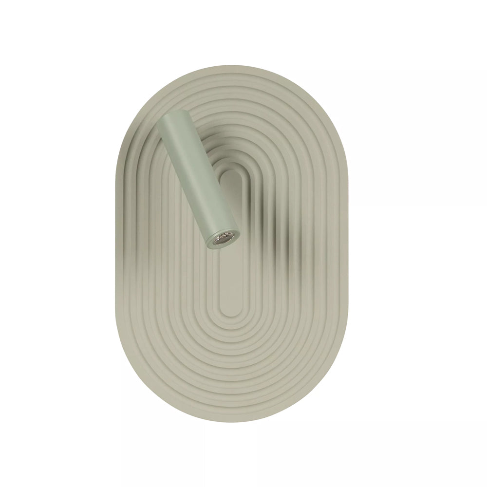 Aplique madera verde 18,4x17x28,1 cm 12,6W LED - LUAP0198