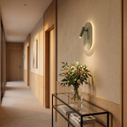 Aplique madera verde 18,4x17x28,1 cm 12,6W LED - LUAP0198
