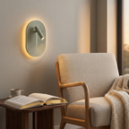 Aplique madera verde 18,4x17x28,1 cm 12,6W LED - LUAP0198
