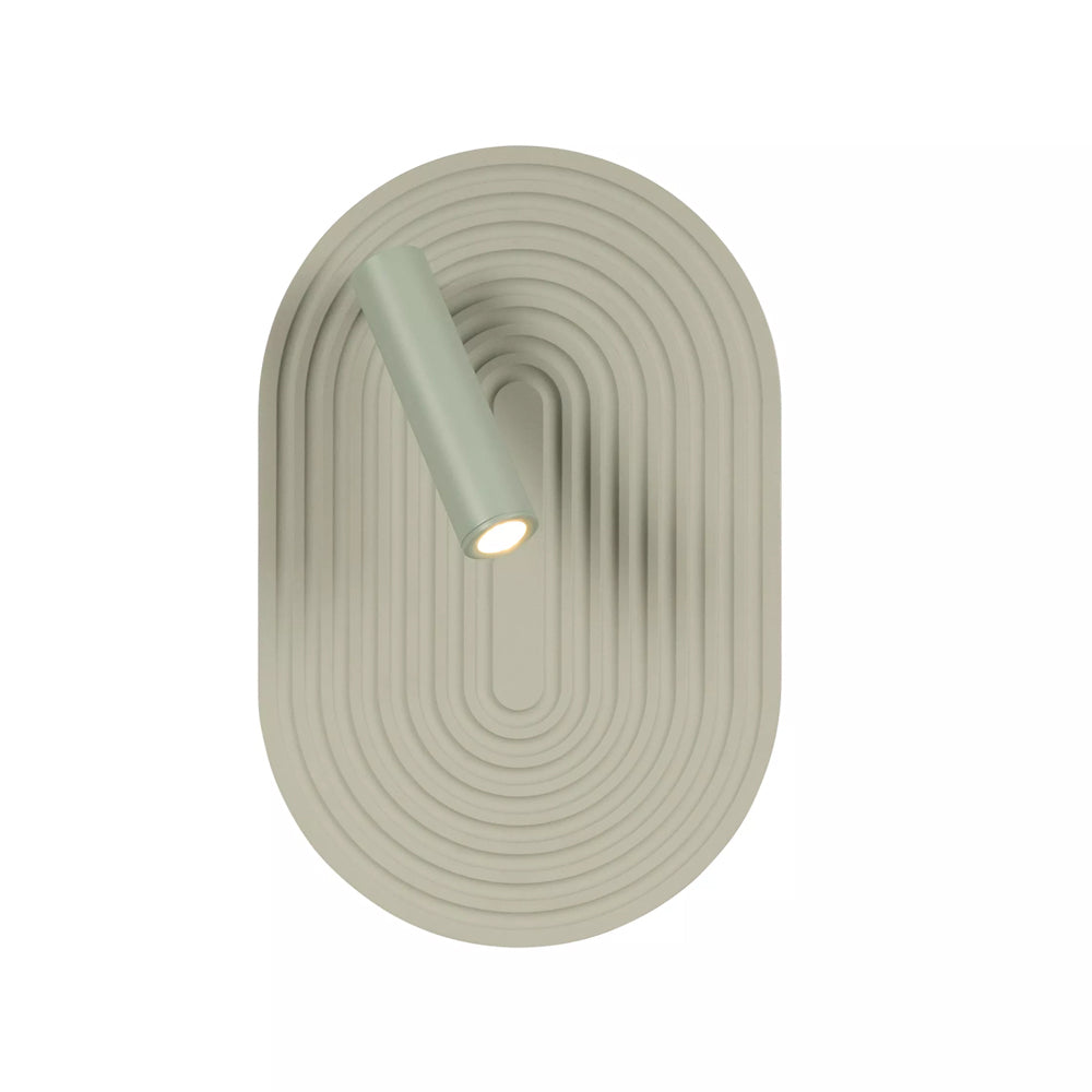 Aplique madera verde 18,4x17x28,1 cm 12,6W LED - LUAP0198