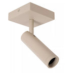 Foco aluminio taupe 10x10x23 cm  1 luz GU10 (MR11) - LUFO0027