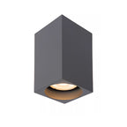 Foco de techo aluminio gris 5,5x10 GU10 - LUFO0028
