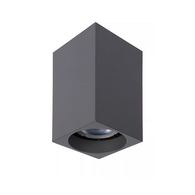 Foco de techo aluminio gris 5,5x10 GU10 - LUFO0028