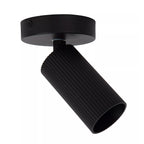 Foco sobrepuesto aluminio negro Ø10x14,9 cm  GU10 - LUFO0029