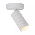 Foco sobrepuesto aluminio Blanco Ø10x14,9 cm  GU10- LUFO0030