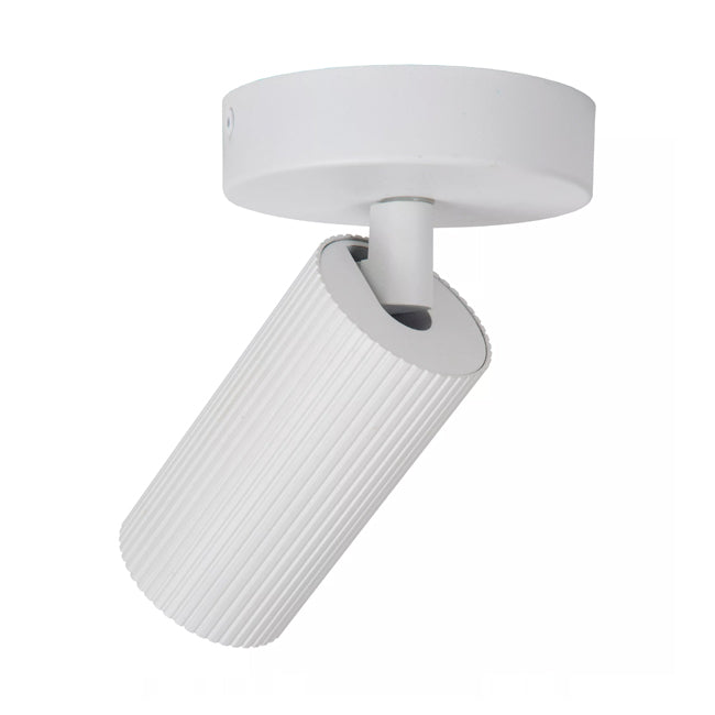 Foco sobrepuesto aluminio Blanco Ø10x14,9 cm  GU10- LUFO0030