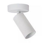 Foco sobrepuesto aluminio Blanco Ø10x14,9 cm  GU10- LUFO0030