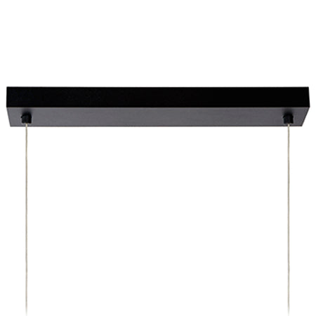 Lámpara colgante aluminio negro 1,185 mt. LED 30W - LULC0232