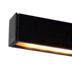 Lámpara colgante aluminio negro 1,185 mt. LED 30W - LULC0232