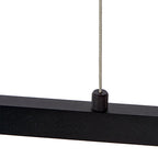 Lámpara colgante aluminio negro 1,47 cm LED 38W - LULC0231
