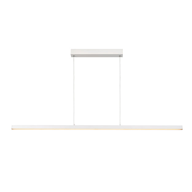 Lámpara colgante aluminio blanco largo 1,185 mt. dimeable LED 30W - LULC0239