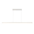 Lámpara colgante aluminio blanco largo 1,185 mt. dimeable LED 30W - LULC0239