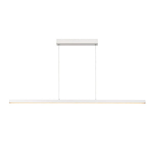Lámpara colgante aluminio blanco largo 1,185 mt. dimeable LED 30W - LULC0239