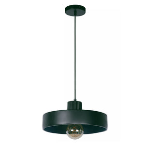 Lámpara colgante metal negro petróleo Ø 35 cm E27 - LULC0179