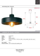 Cargar imagen en el visor de la galería, Lámpara colgante metal negro petróleo Ø 35 cm E27 - LULC0179
