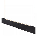 Lámpara colgante metal negro 1,19 mt. LED 36W - LULC0234