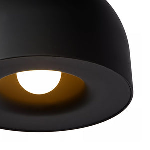 Lámpara colgante metal negro Ø 50x36,5 cm E27 - LULC0260