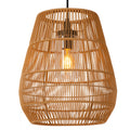 Lámpara colgante exterior PVC natural Ø35x39 cm E27 - LULC0264