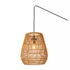 Lámpara colgante exterior PVC natural Ø35x39 cm E27 - LULC0264