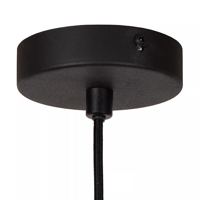 Lámpara colgante acero negro oro mate Ø 47 cm 3000 LED 9W - LULC0270