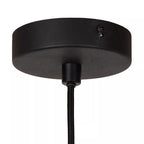 Lámpara colgante acero negro oro mate Ø 47 cm 3000 LED 9W - LULC0270