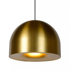 Lámpara colgante metal Oro Mate Ø 50x36,5 cm E27 - LULC0277