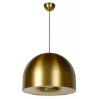 Lámpara colgante metal Oro Mate Ø 50x36,5 cm E27 - LULC0277