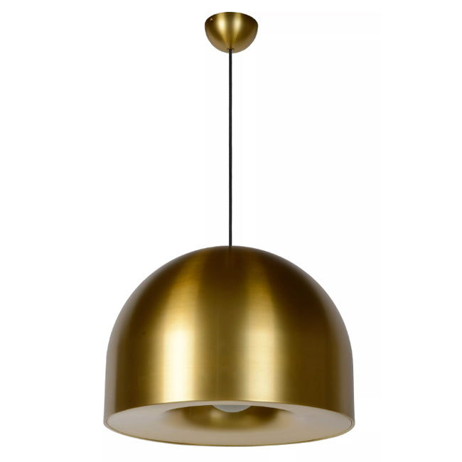 Lámpara colgante metal Oro Mate Ø 50x36,5 cm E27 - LULC0277