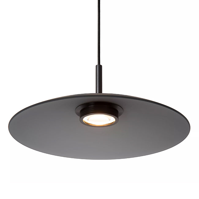 Lámpara colgante vidrio negro humo dimable Ø40 cm LED 11 W - LULC0281