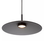 Lámpara colgante vidrio negro humo dimable Ø40 cm LED 11 W - LULC0281