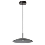 Lámpara colgante vidrio negro humo dimable Ø40 cm LED 11 W - LULC0281