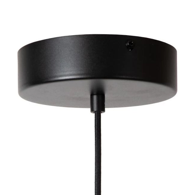 Lámpara colgante vidrio negro humo dimable Ø40 cm LED 11 W - LULC0281